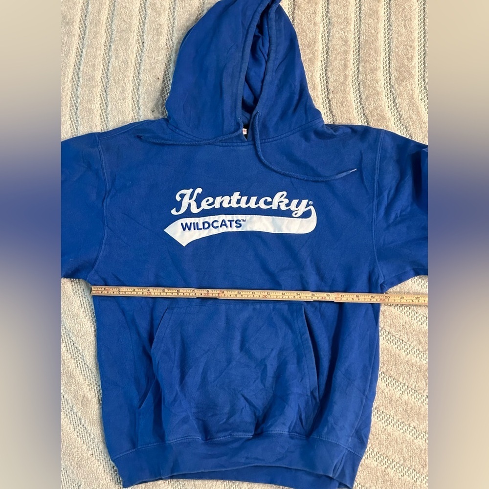 University of Kentucky Wildcats Y2K Style Vintage Hoodie Sweatshirt - L - Picture 10 of 11